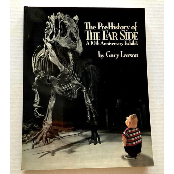 Pre-History Of Far Side 10 Anniversary Exhibit Gary Larson - Picture 1 of 4